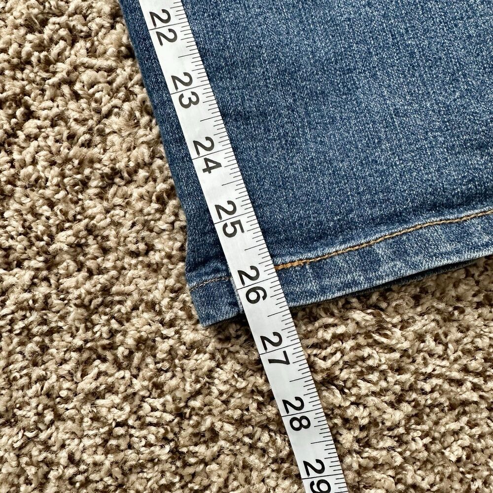 Torrid Jeans Womens 14 Medium Wash Straight Leg Denim Mid Rise - Picture 7 of 8